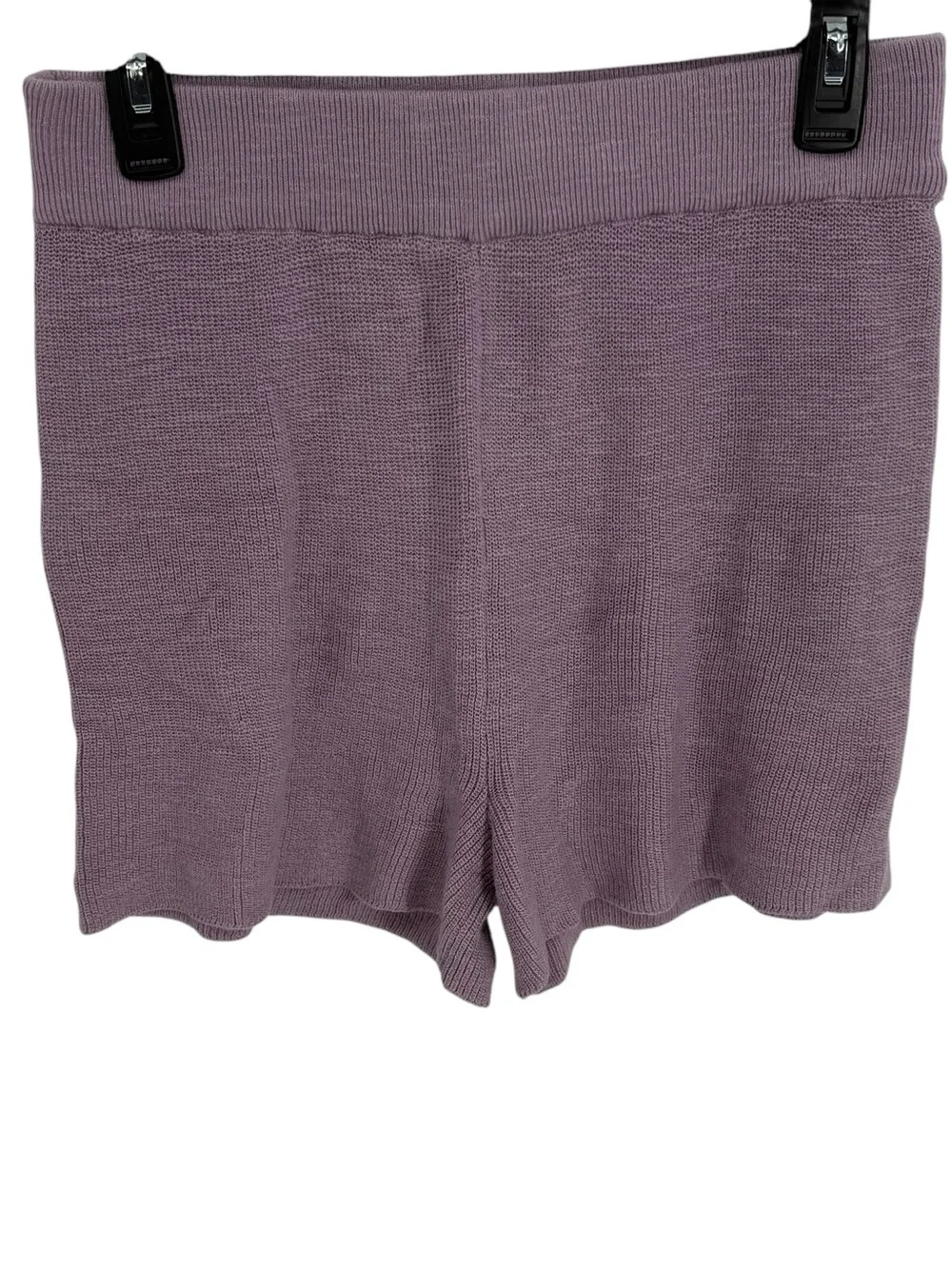 Free People FP Beach Malibu Surf Stretch Knit Pull On Shorts Size M Purple